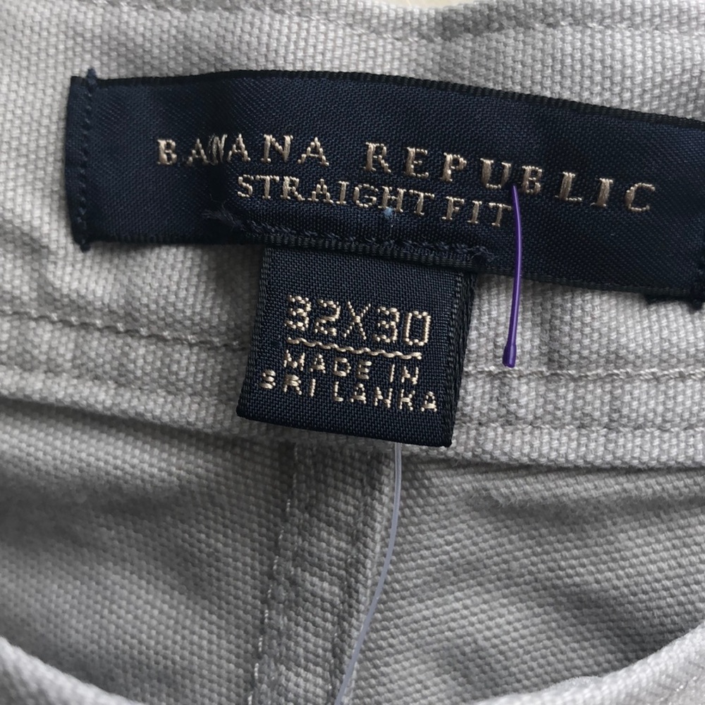 Men Banana Republic straight casual slack mushroom